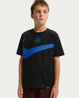 Inter Milan Swoosh Big Kids' Nike Soccer T-Shirt. Nike.com
